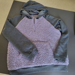 NWOT Zella Hoodie XL 14/16 Lavender/Heather
